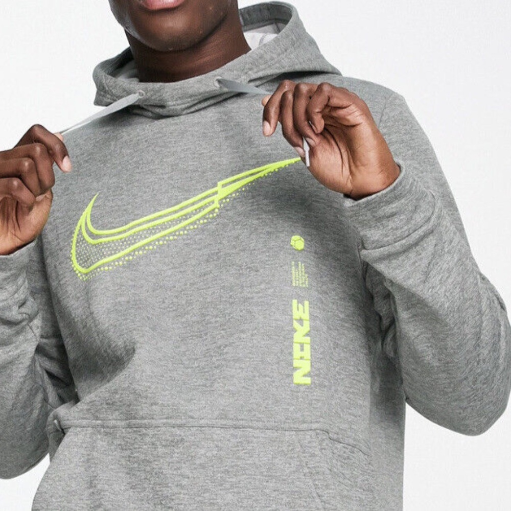 Nike Training Therma swoosh hoodie in gray